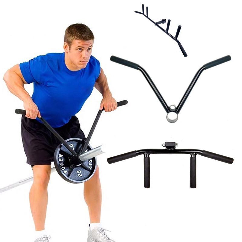 Landmine Barbell Attachment - Gym Home Fitness T-Bar, V-Bar Bauch