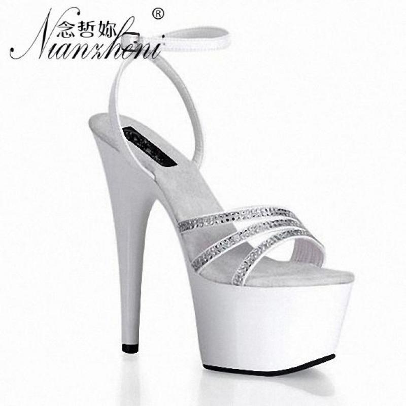 Crossfit G - Sommer Mode Strass Damen Sandalen Offene