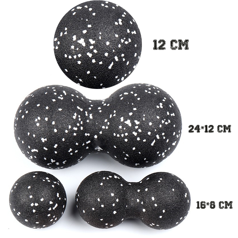 Crossfit Training - Peanut Fitness Massageball-Set, Yoga-Roller, doppelter Lacrosse-Mobilitätsball