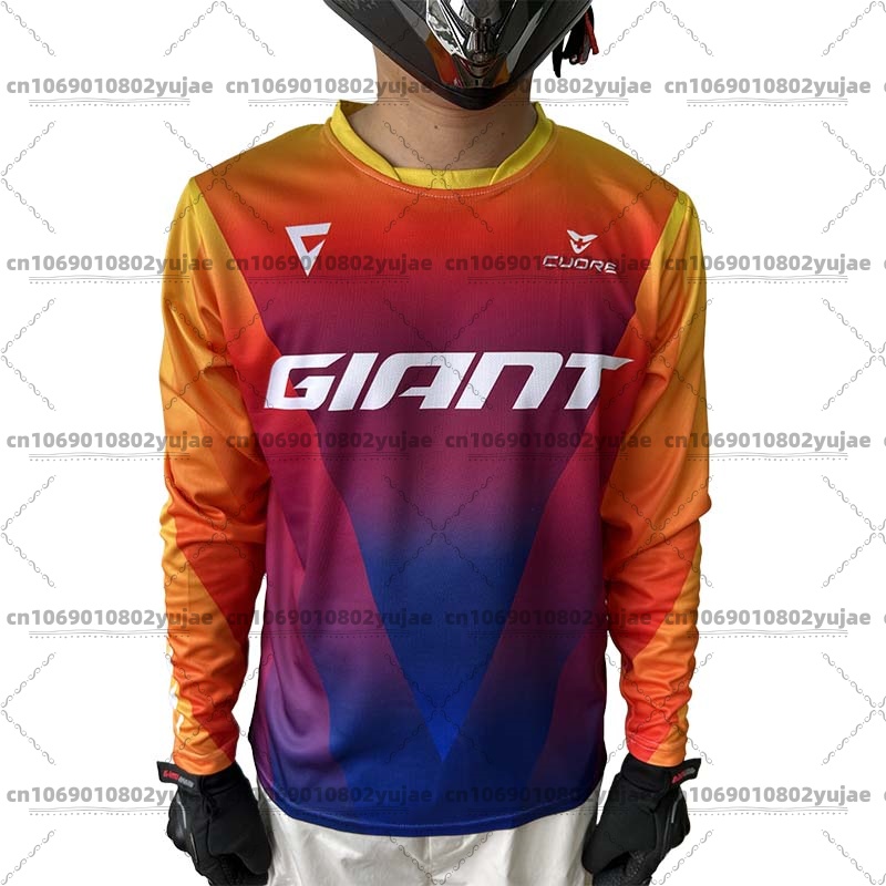 Crossfit Full Gear - Riesiges Langarm-Mountainbike-Radtrikot für Herren, Real Shot