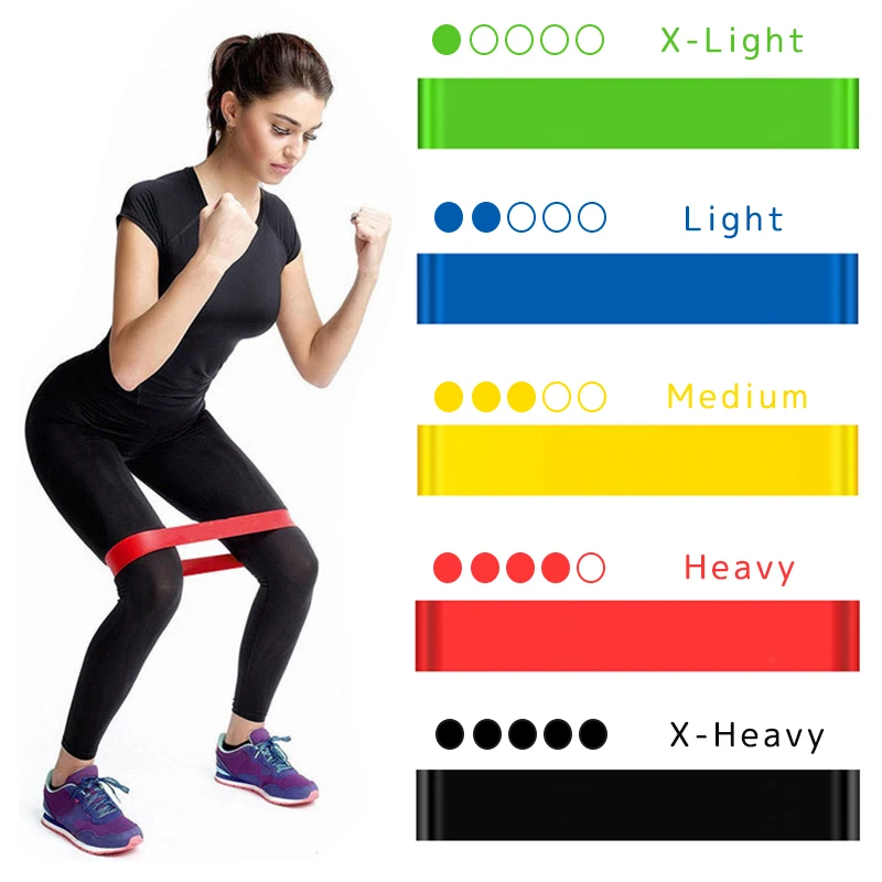 Crossfit Training Gear - Tragbare Fitness-Trainingsgeräte, Gummi-Widerstandsbänder, Yoga, Fitnessstudio, elastische