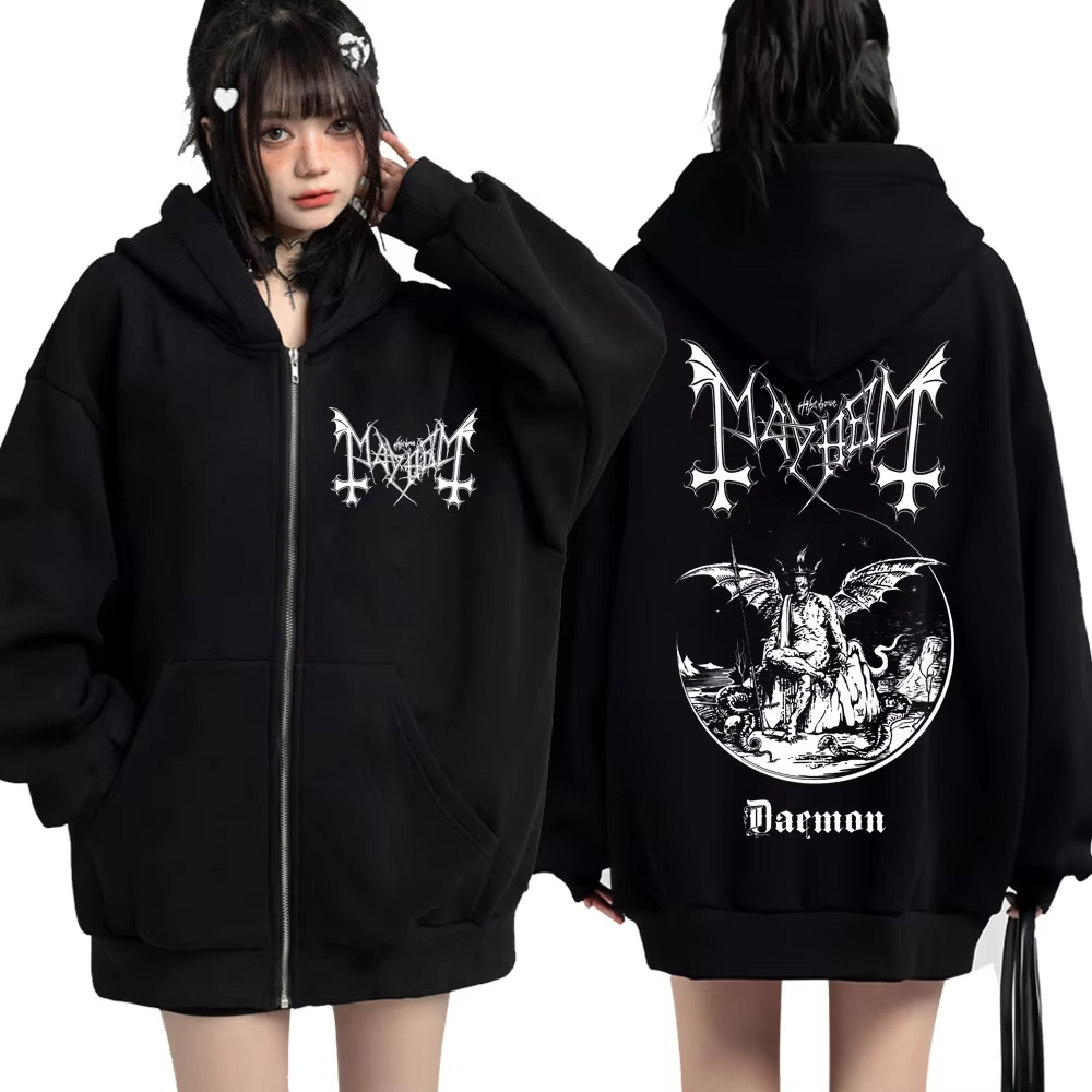 Crossfit Mayhem - Rock Band Mayhem Daemon Album Zipper