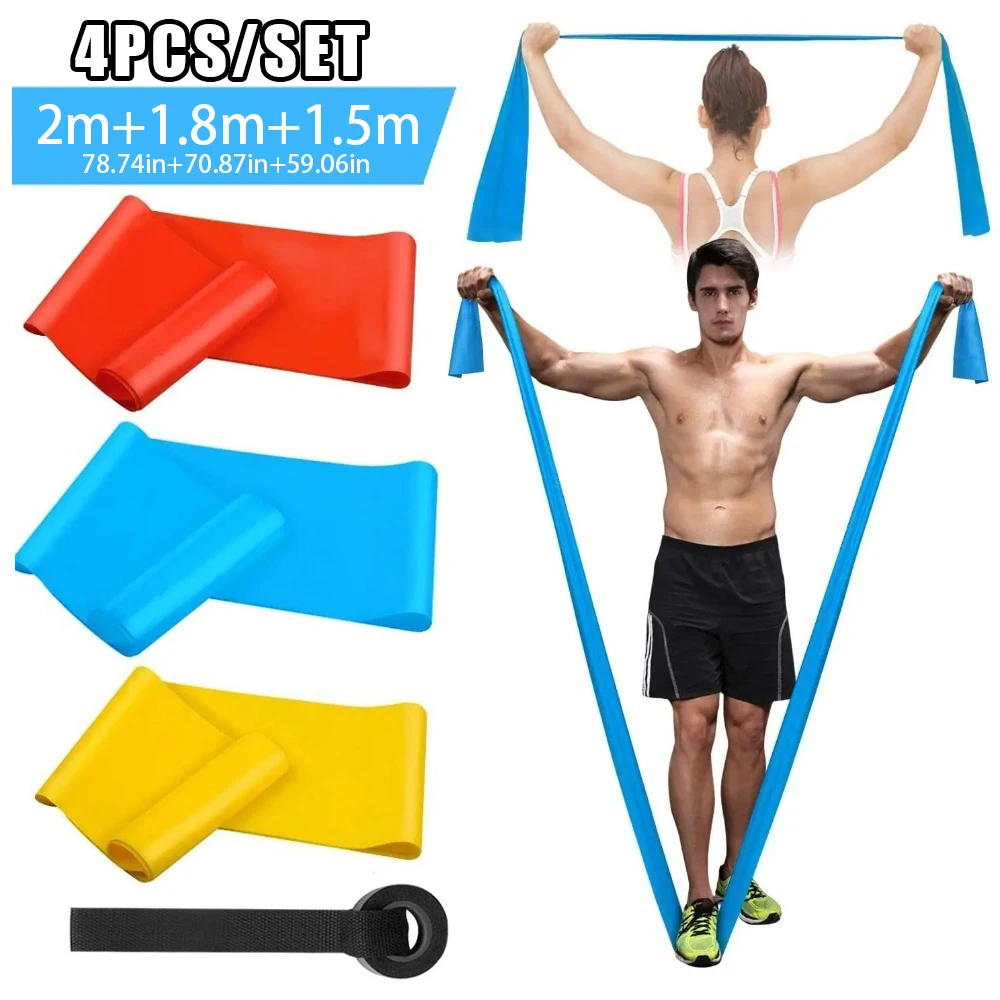 Crossfit Training Gear - 4 Teile/satz Elastische Fitness Bands Widerstand