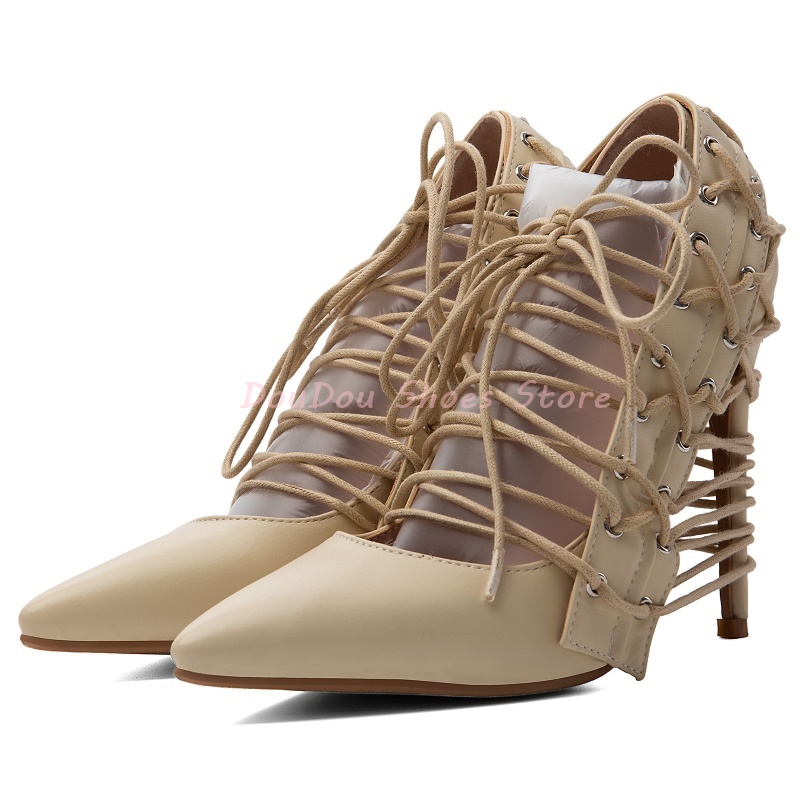 Beige Sandalen mit Kreuzriemen – Crossfit Lady Bewertung und Preis