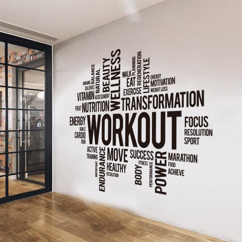 Wandaufkleber für Fitnessstudi – Crossfit Training Bewertung und Preis