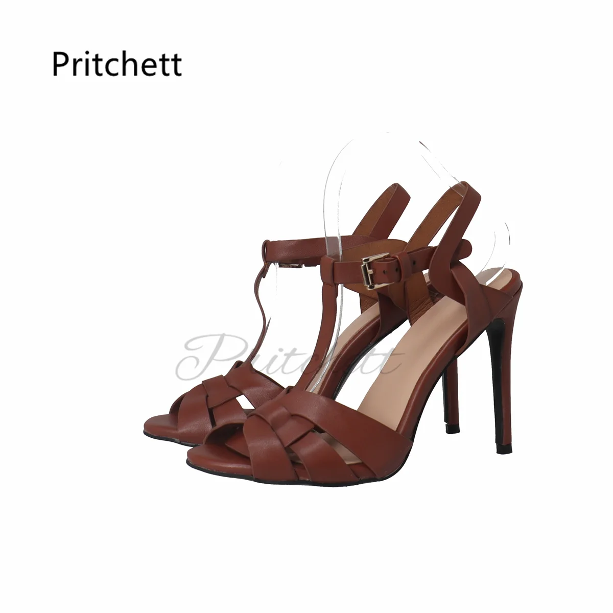 Braune Kreuzgewebte High Heels – Crossfit Lady Bewertung und Preis